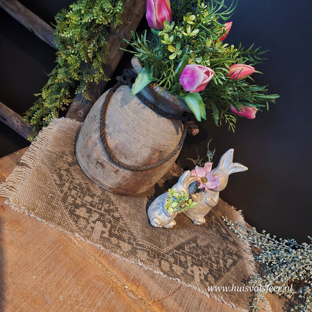 Kelim Sierkleedje || Oud Bruin/ Zwart - Afbeelding 3