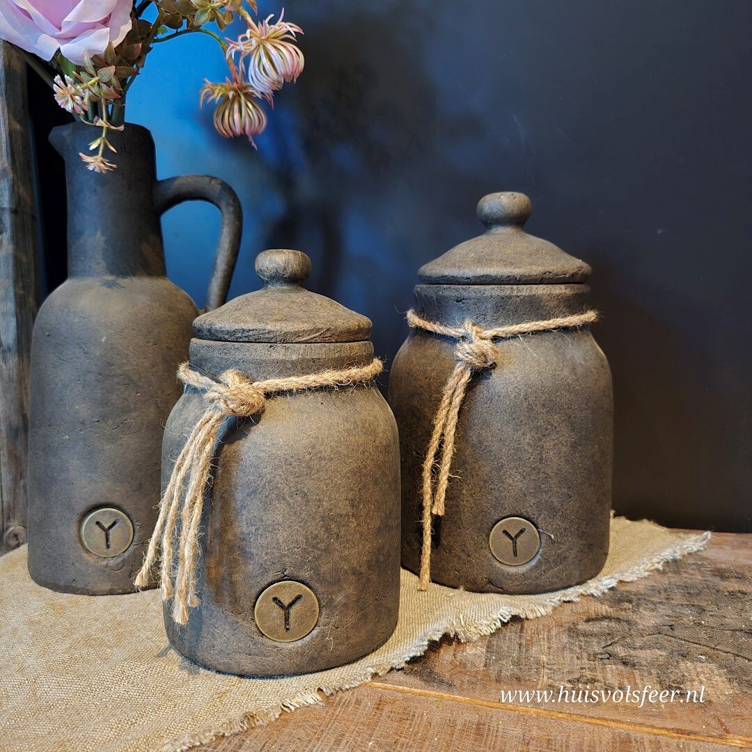 Pot and Top with Rope Large- Majestic Brown || Brynxz - Afbeelding 4