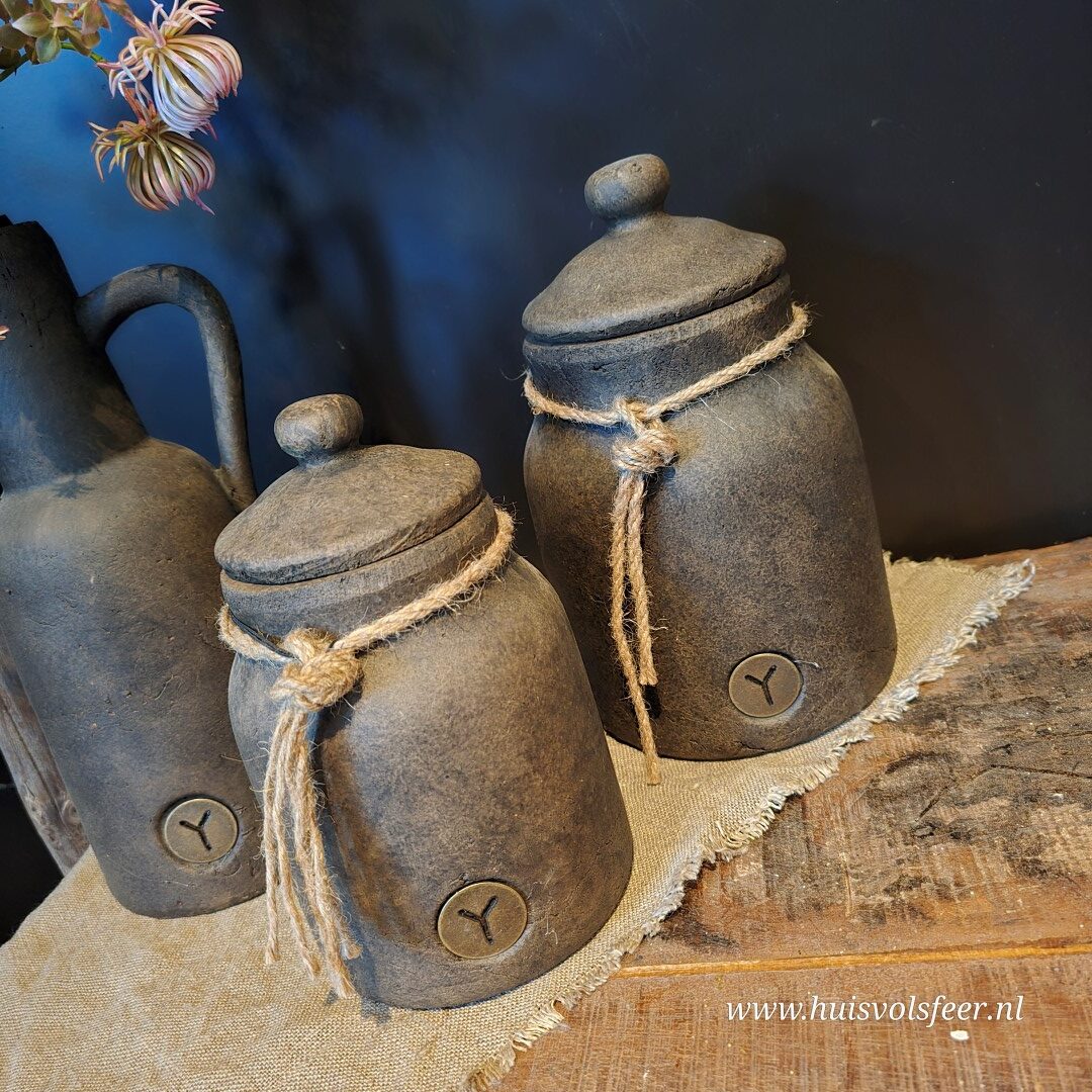 Pot and Top with Rope Large- Majestic Brown || Brynxz - Afbeelding 6