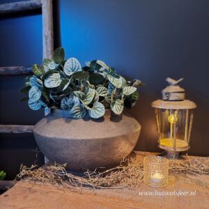 Planter Conical. Grote Brede Pot- Majestic Brown || Brynxz