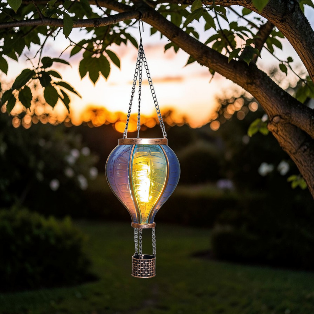 Luchtballon met Vlameffect. Solar || Blauw. - Afbeelding 2