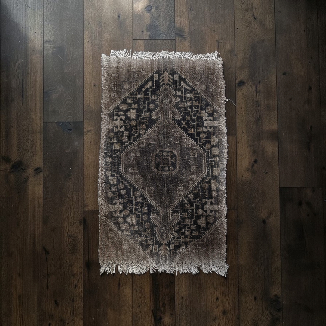 Kelim Sierkleedje || Oud Bruin/ Zwart - Afbeelding 6