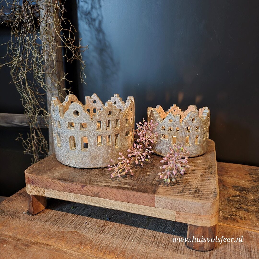 Robuust Houten Bajot || 30 cm - Afbeelding 6