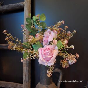 Boeket "Isa" || Licht Roze