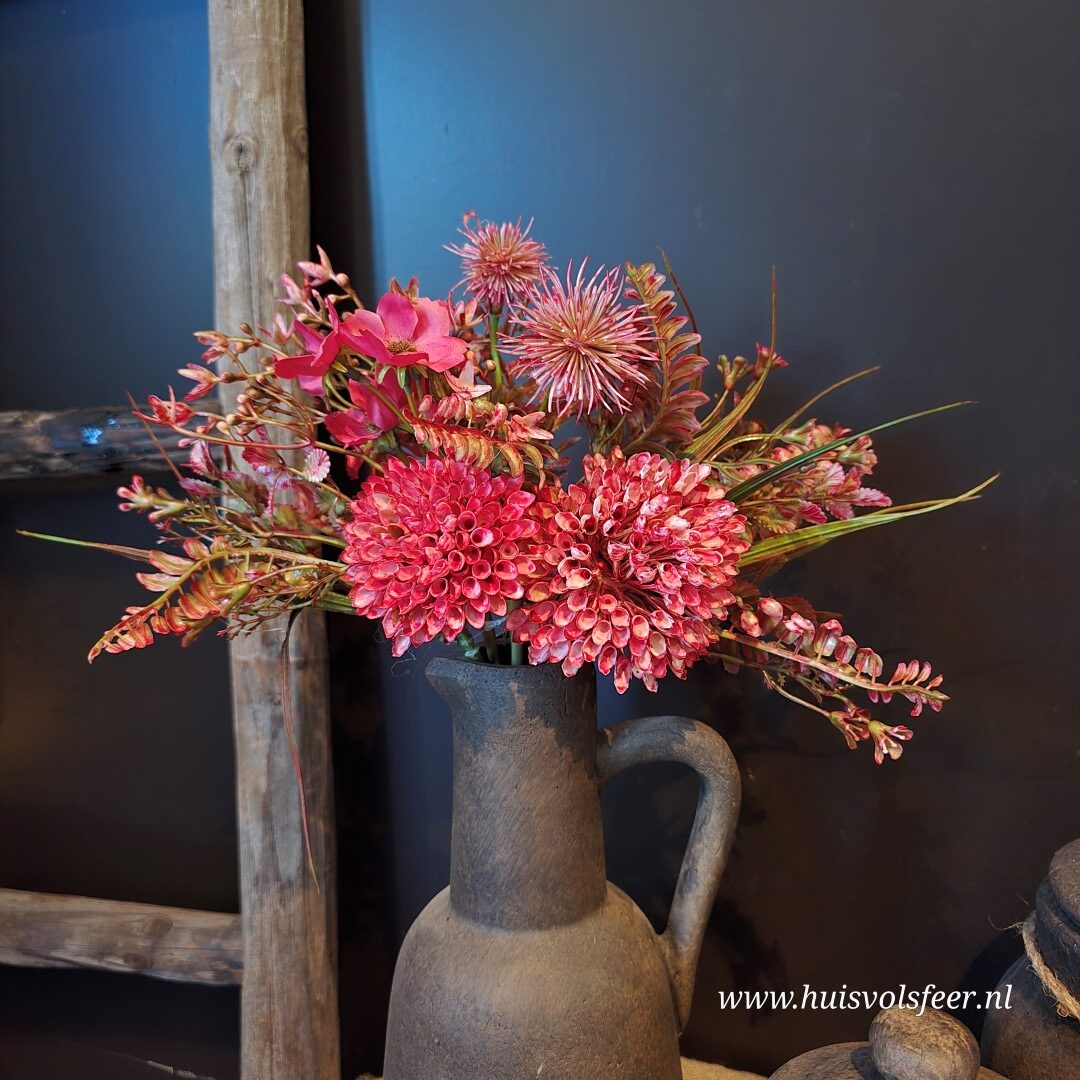 Boeket "Suus" || Donker Roze - Afbeelding 3