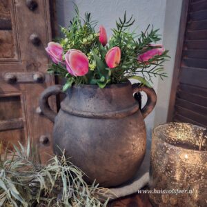 Jug Two Ears Large- Majestic Brown || Brynxz