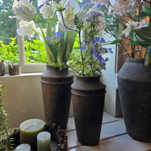 Vase Luxury Two Lines M- Majestic Brown || 33 cm