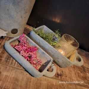 Set of 2 Square Plates Handcraft- Rustic || Brynxz