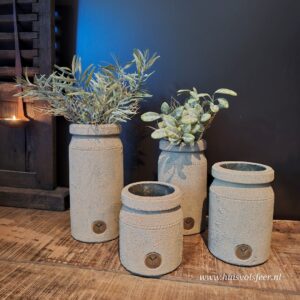 Set of 4 Planters Edge- Rustic || Brynxz