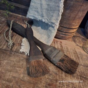Houten decoratie kwast || 34 cm