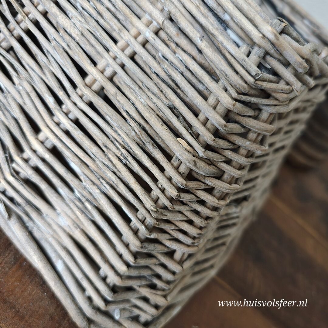 Shabby Lampenkap- Riet || 23 cm - Afbeelding 5