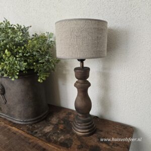 Shabby Lampenkap- Rond || 20 cm