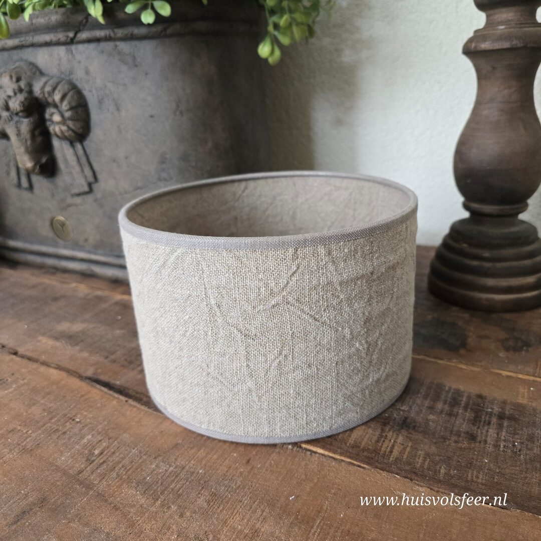 Shabby Lampenkap- Rond || 20 cm - Afbeelding 6