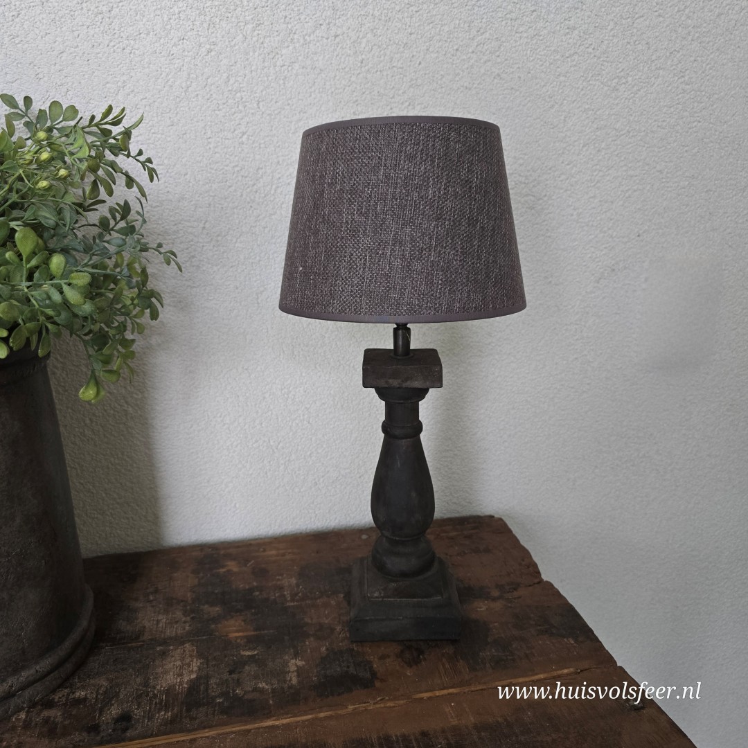Lampenvoet met Lampenkap- Baluster || 41 cm - Afbeelding 2