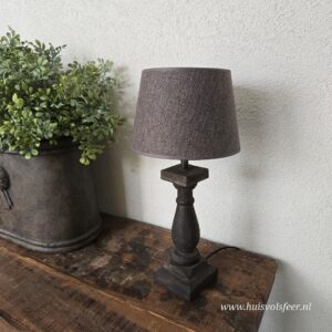 Lampenvoet met Lampenkap- Baluster || 41 cm