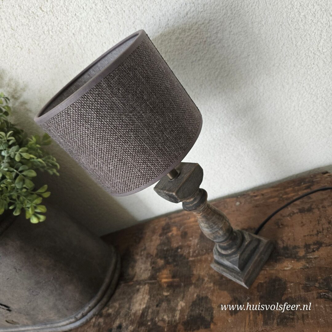 Lampenvoet met Lampenkap- Baluster || 37 cm - Afbeelding 3