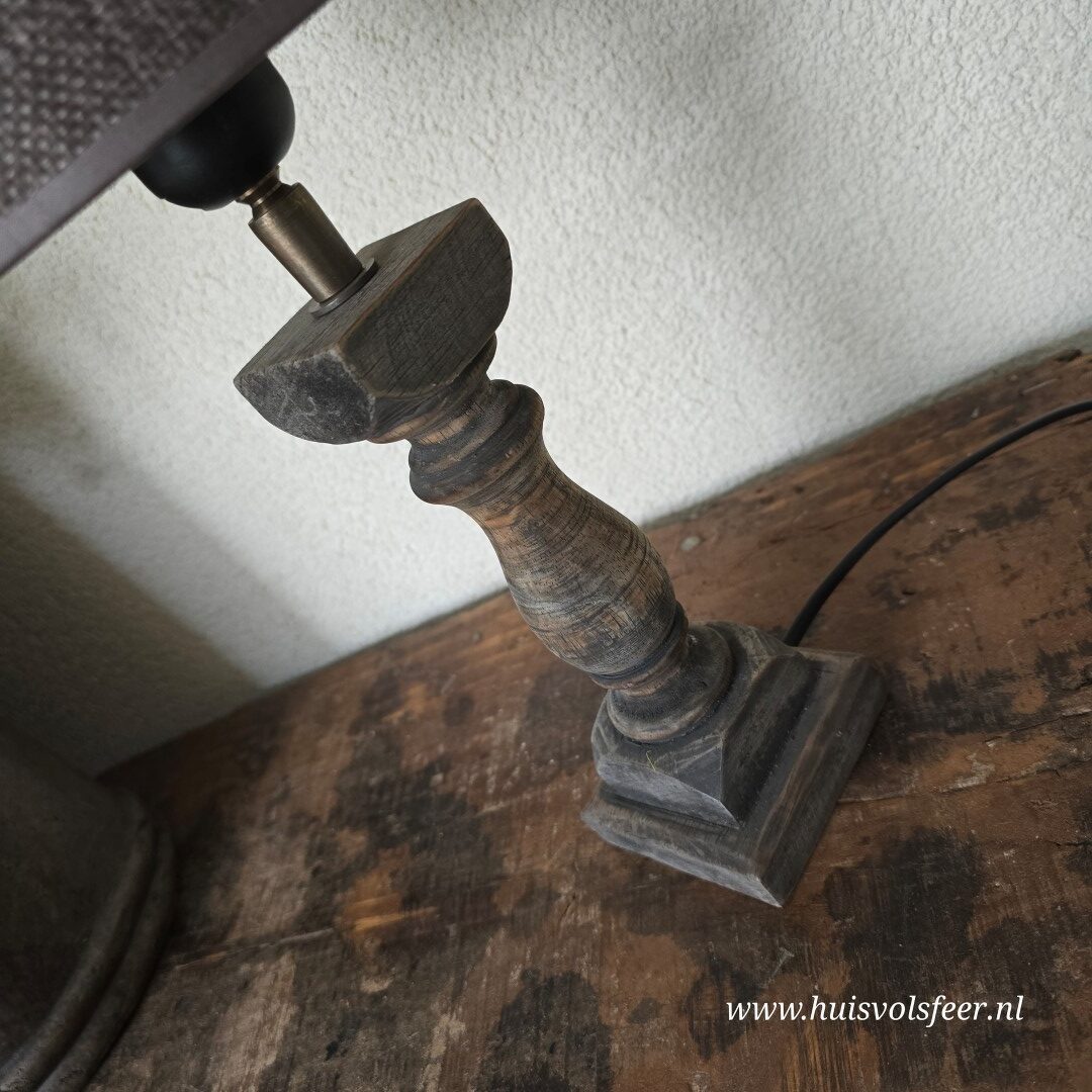 Lampenvoet met Lampenkap- Baluster || 37 cm - Afbeelding 4
