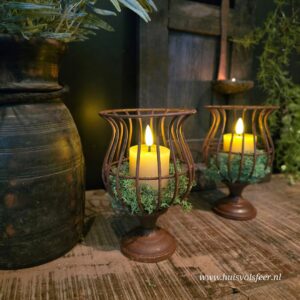 Windlicht Cup || Roest