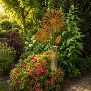 Tuinsteker met Regenmeter || Bloem