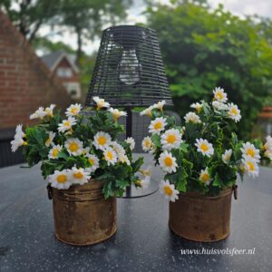 Margrietjes White- Kunsttak || UV-bestendig