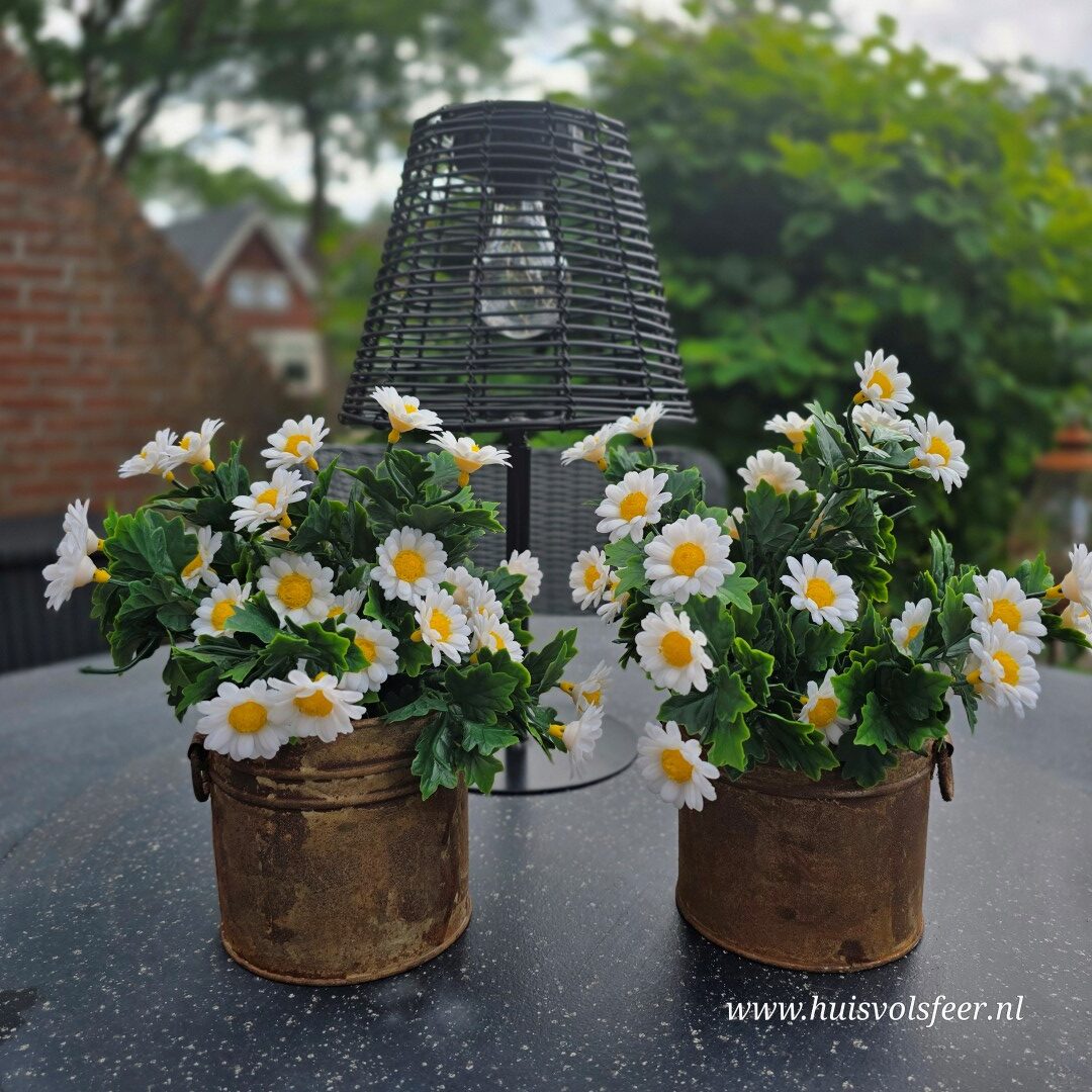 Margrietjes White- Kunsttak || UV-bestendig