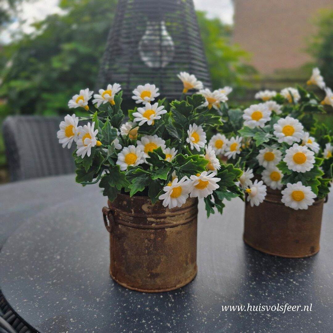 Margrietjes White- Kunsttak || UV-bestendig - Afbeelding 2