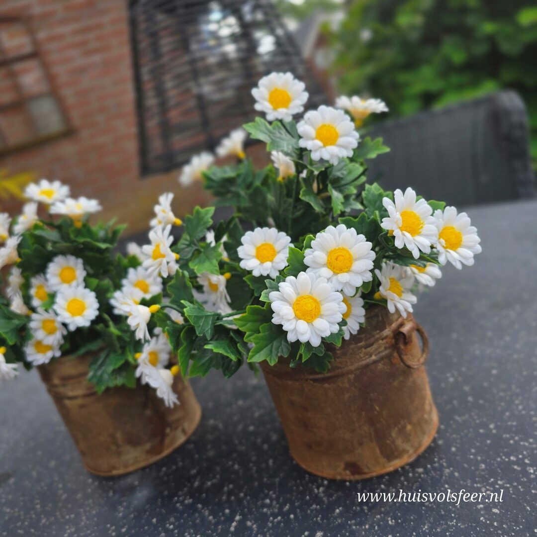 Margrietjes White- Kunsttak || UV-bestendig - Afbeelding 3