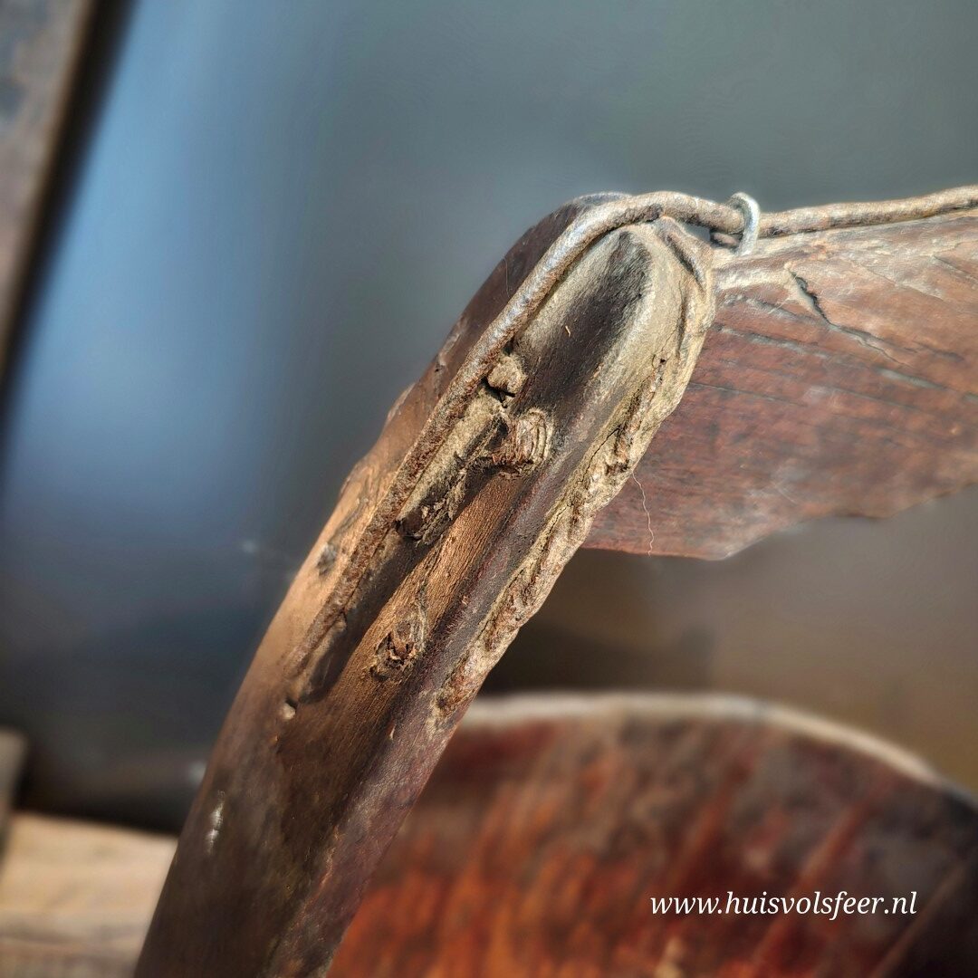 Authentieke Houten Olijfbak met Hengsel - Afbeelding 10