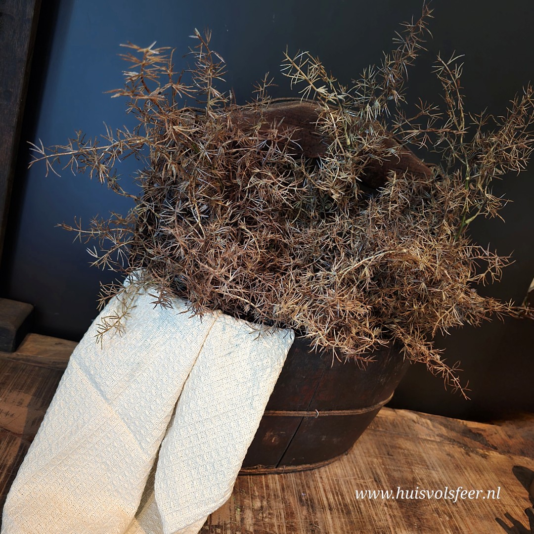Authentieke Houten Olijfbak met Hengsel - Afbeelding 7