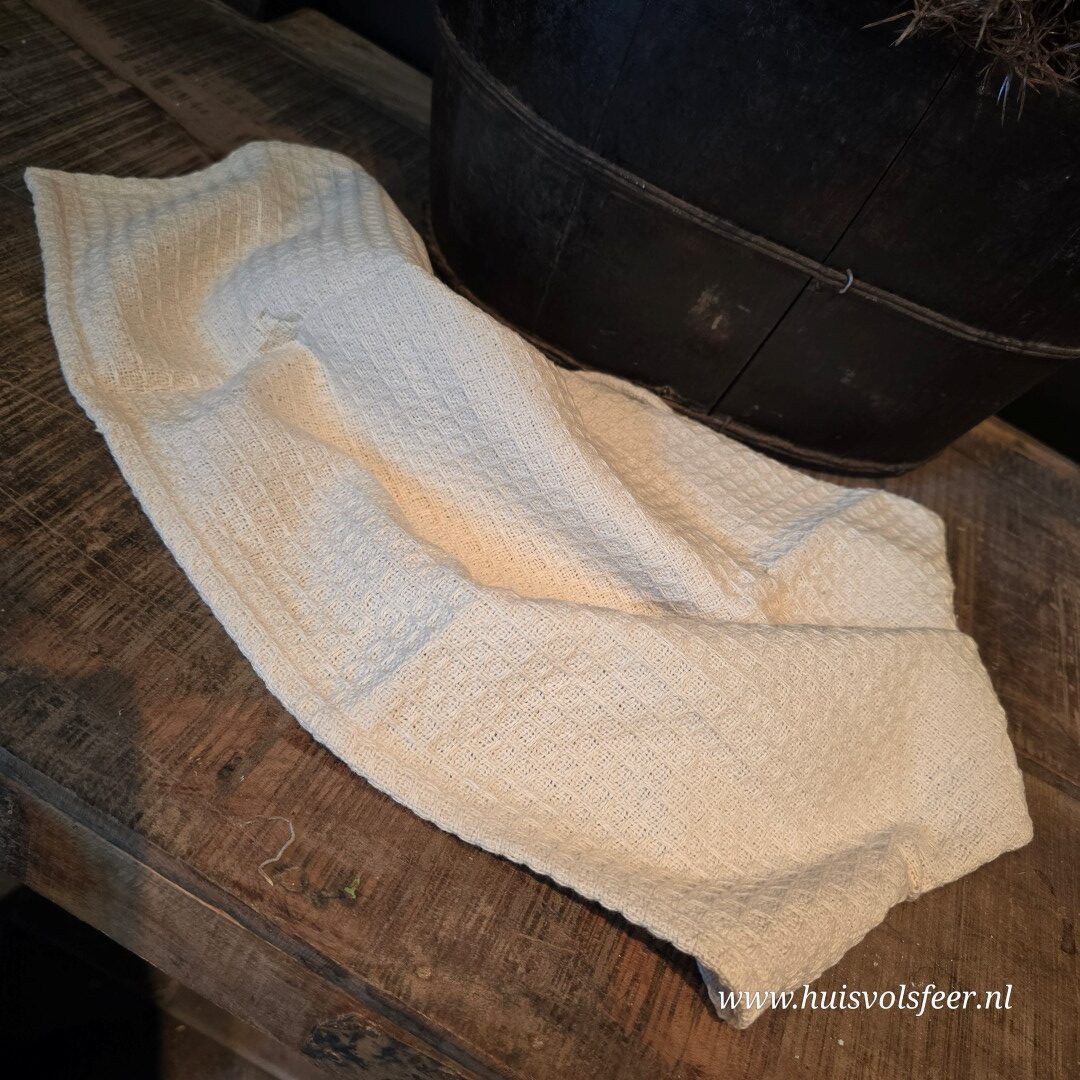 Linnen Wafel Theedoek || Naturel - Afbeelding 5
