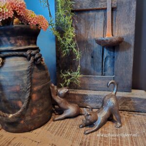 Poes van gietijzer || 12 cm