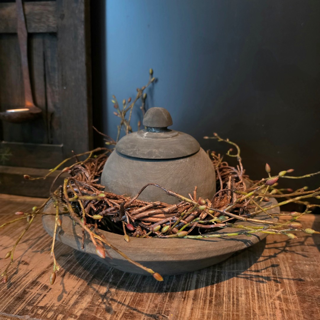 Houten pot met deksel- Sober || Medium - Afbeelding 5