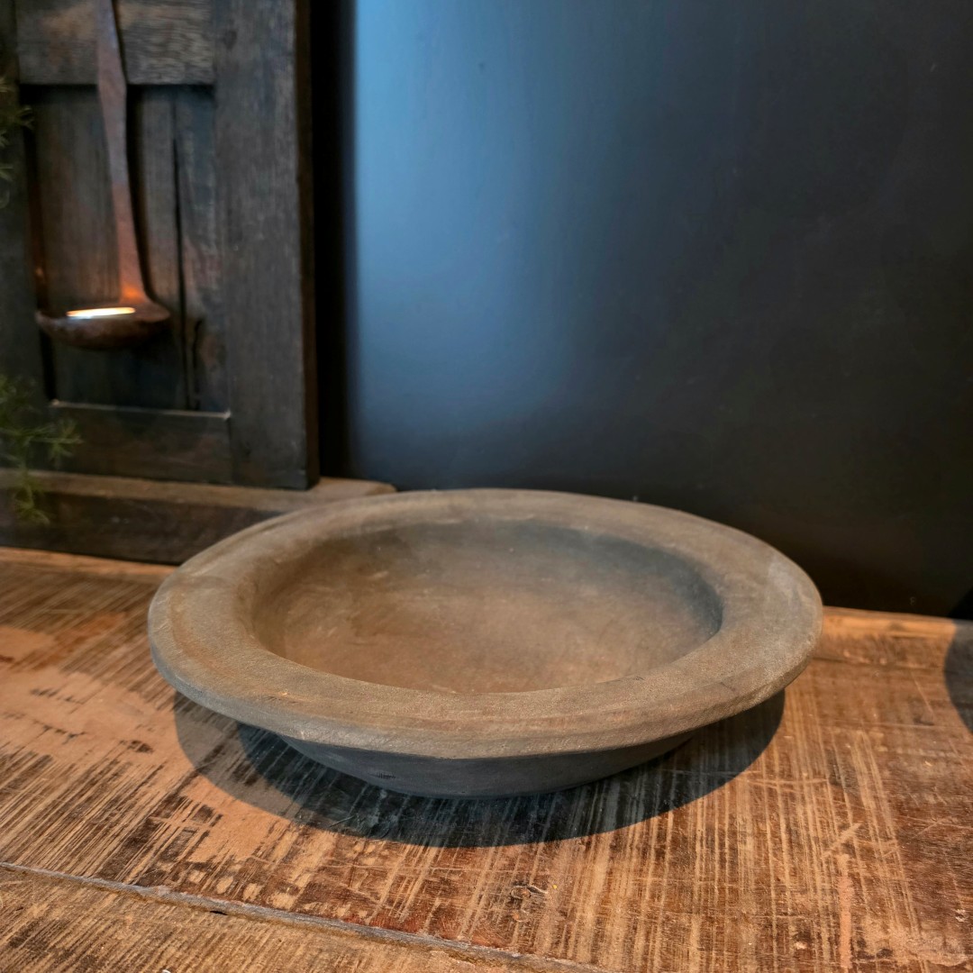 Houten Diepe Schaal / Bord- Sober || 30 cm - Afbeelding 5
