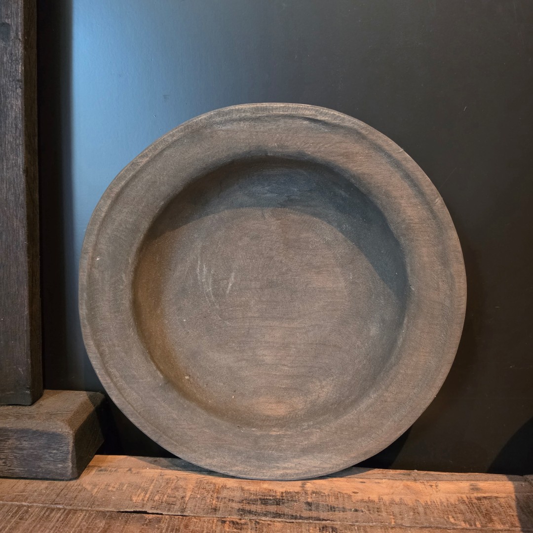 Houten Diepe Schaal / Bord- Sober || 30 cm - Afbeelding 7