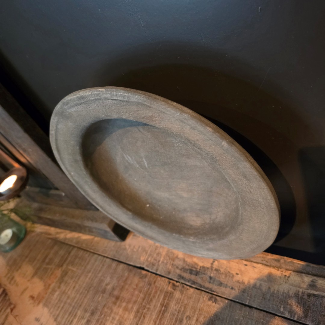 Houten Diepe Schaal / Bord- Sober || 30 cm - Afbeelding 8
