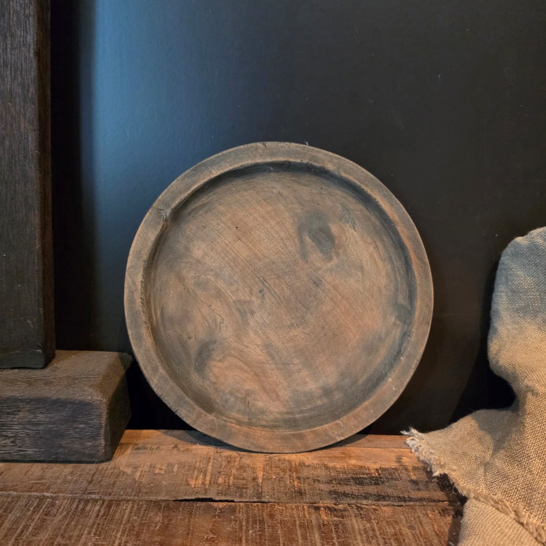 Ronde Houten Schaal- Sober || 20 cm - Afbeelding 5