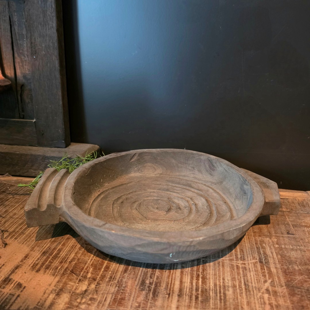 Bewerkte Schaal met Handvaten- Sober || 32 cm - Afbeelding 7