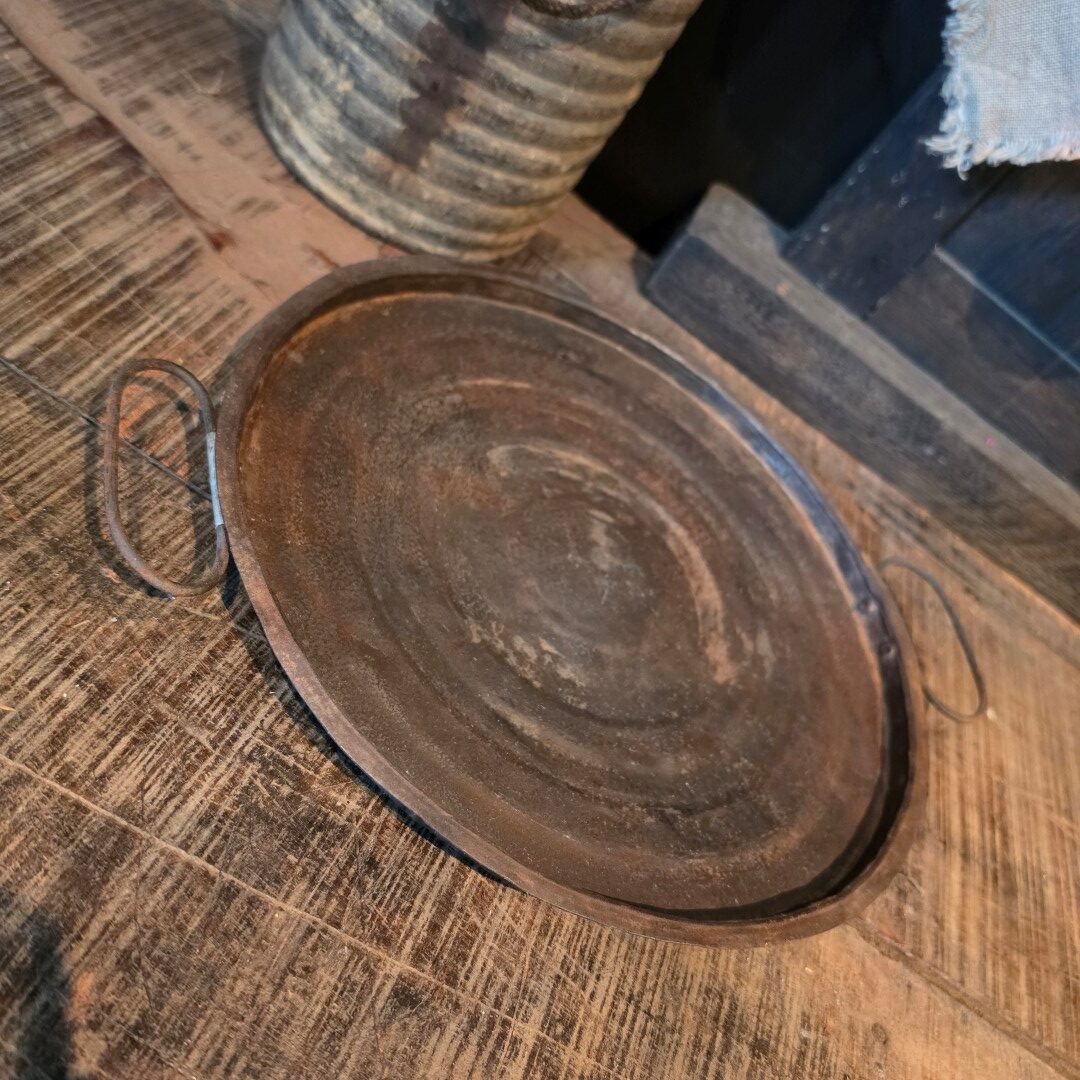 IJzeren Schaal met Handvaten || 30 cm - Afbeelding 5