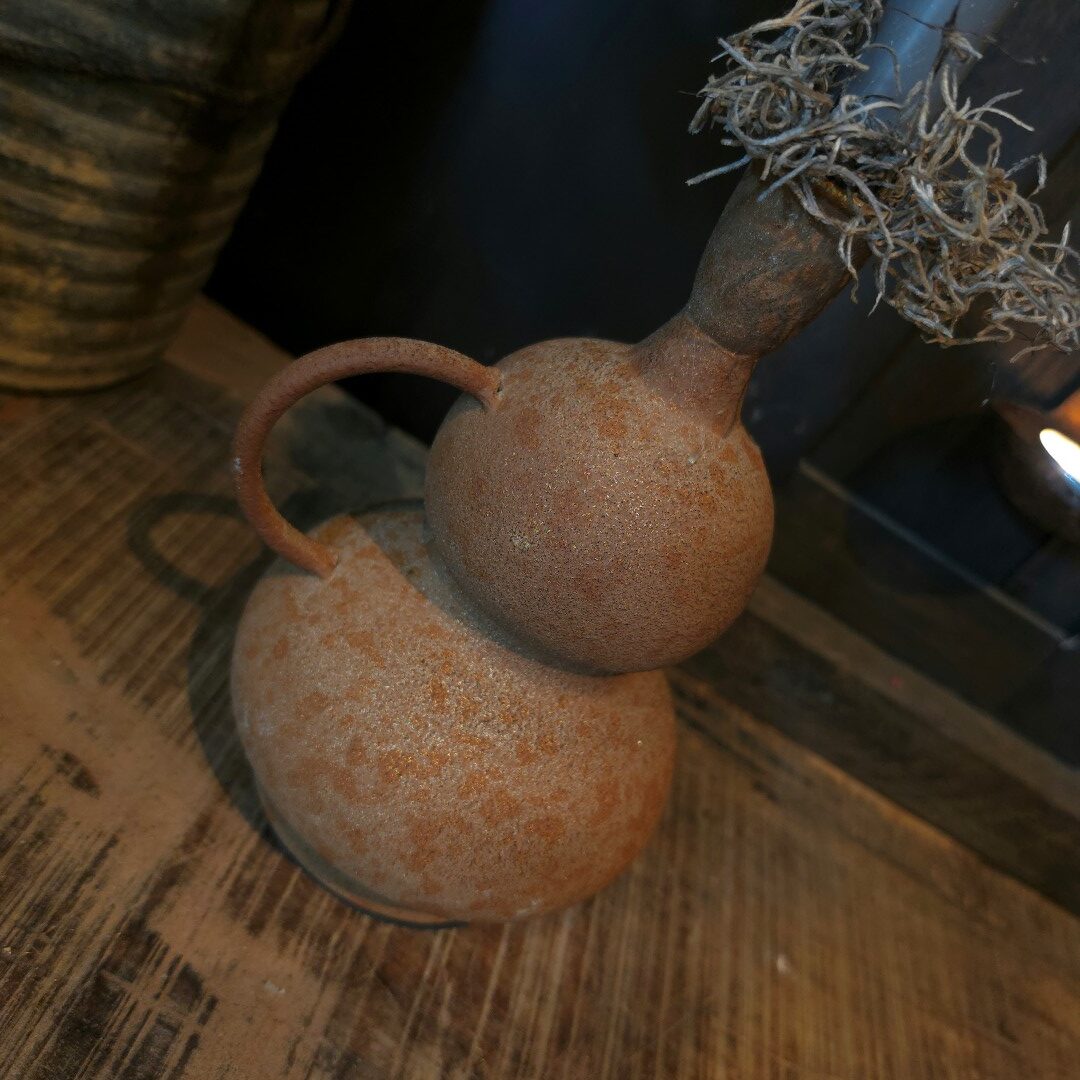 Kandelaar met handvat- Roest - Afbeelding 6