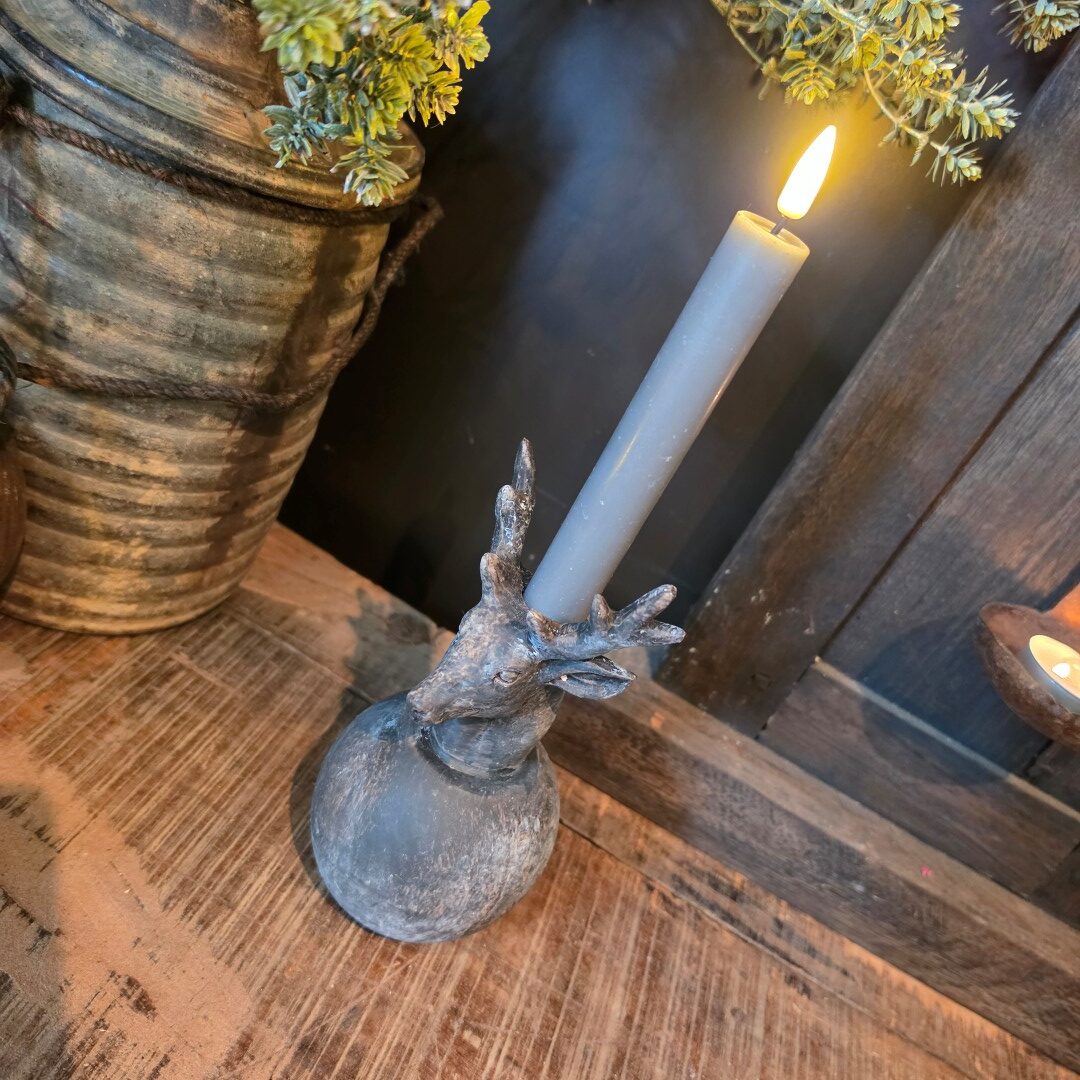 Kandelaar Hert || 19 cm - Afbeelding 3