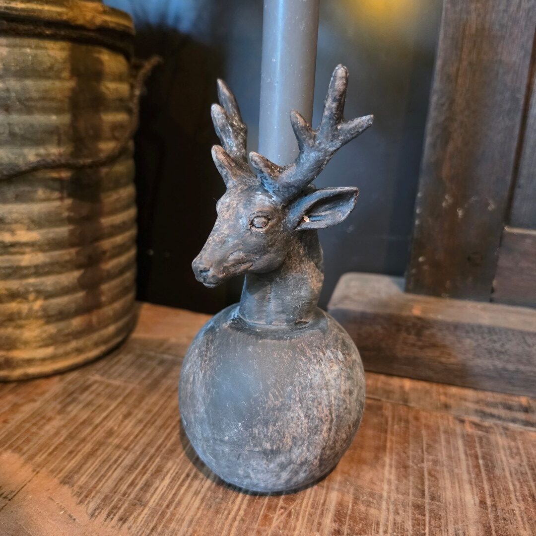 Kandelaar Hert || 19 cm - Afbeelding 4