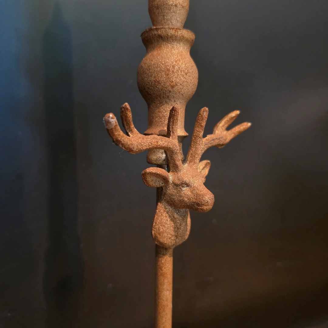 Kandelaar Hert- Roest || 36 cm - Afbeelding 2