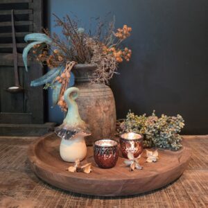 Houten schaal- Teak || 50 cm
