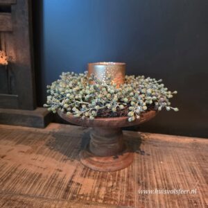 Kunst Krans van Dadeltakken- Groen (vers) || 30 cm