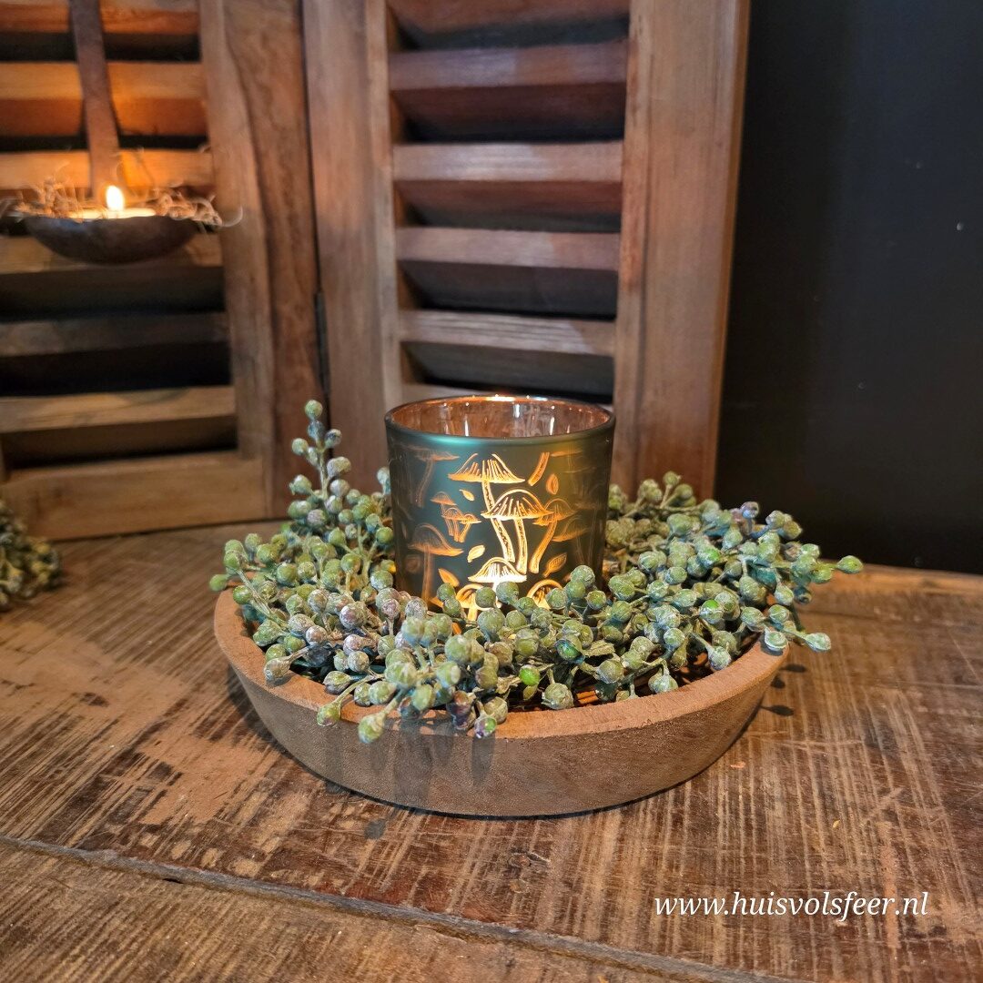 Houten schaal || 23 cm - Afbeelding 3