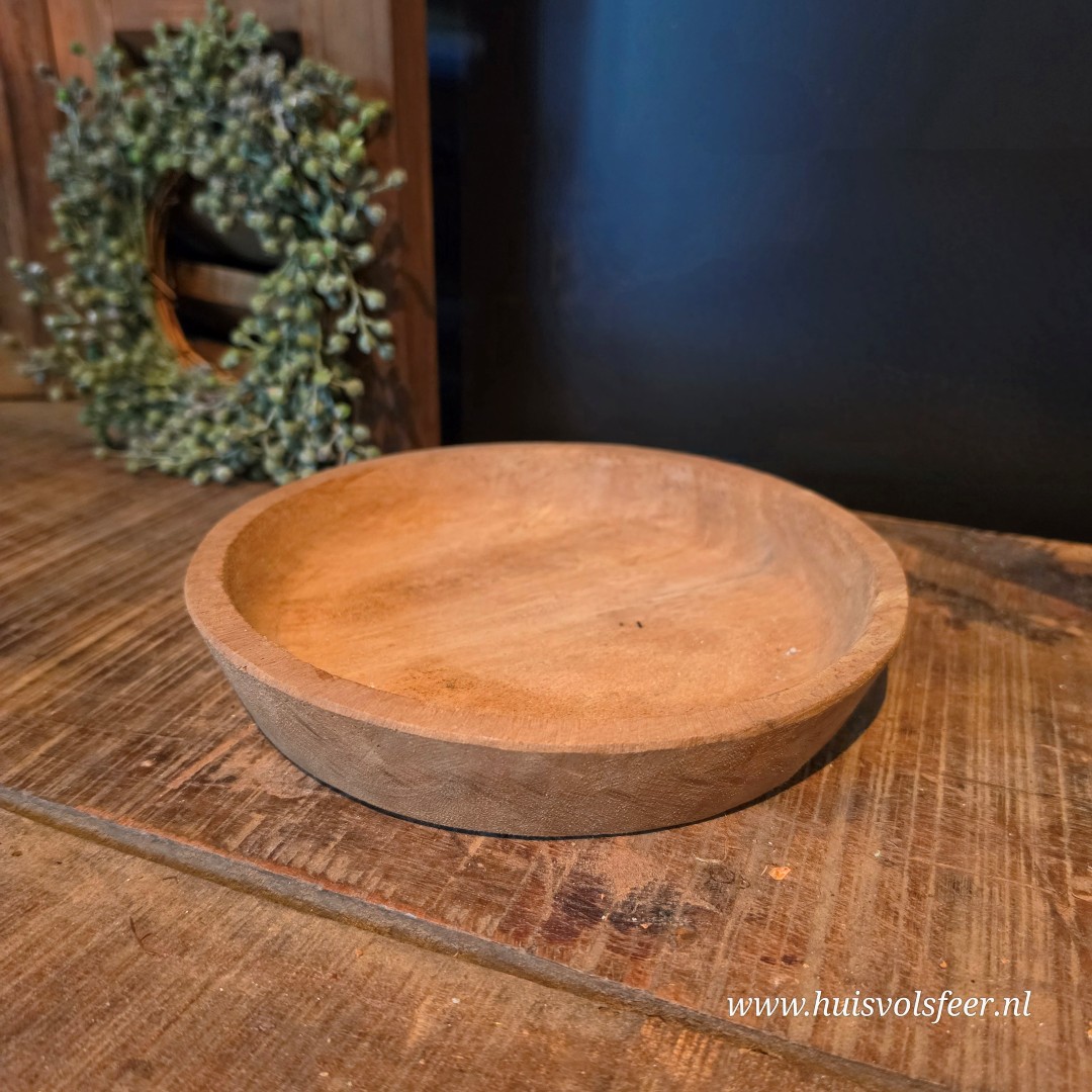 Houten schaal || 23 cm - Afbeelding 4