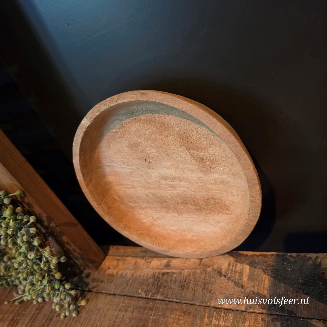 Houten schaal || 23 cm - Afbeelding 7