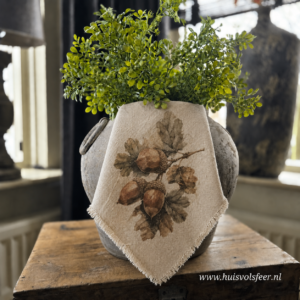 Linnen Shabby Doek New || Herfst Eikeltjes