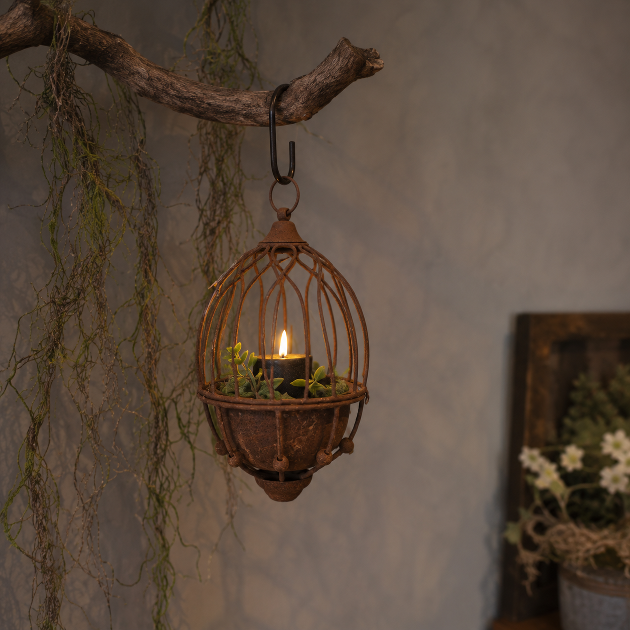 Roestige Decoratieve Hanger - Afbeelding 4