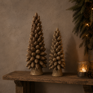 Boom met Dennenappels || 38 cm